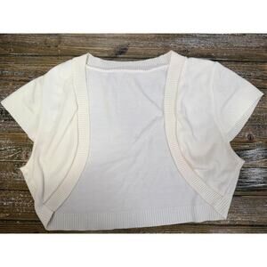 Y2K Debut Cropped Top Shrug Bolero Womens Coquette Soft Girl S Minimal Y2K